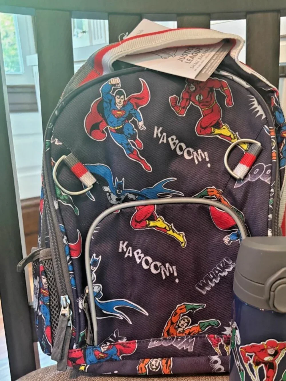 POTTERY BARN School BACKPACK MARVEL COMIC AVENGER HERO Superman travel SET 2